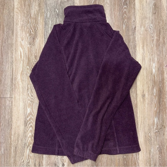 Columbia Deep Purple Fleece Outerwear Size Small - Picture 4 of 4
